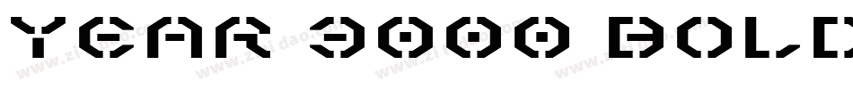 Year 3000 Bold字体转换